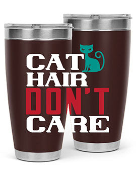 cat hair dont care o Style 29#- cat- Tumbler