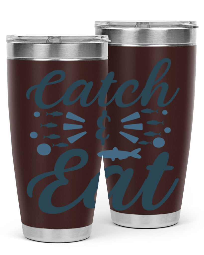 catch eat 173#- fishing- Tumbler