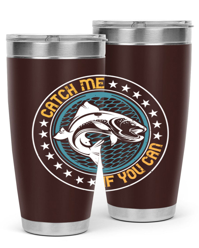 catch me if you can 234#- fishing- Tumbler