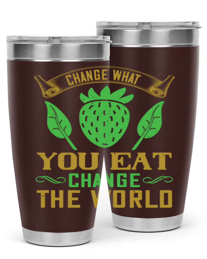 change what you eat change the world 146#- vegan- Tumbler