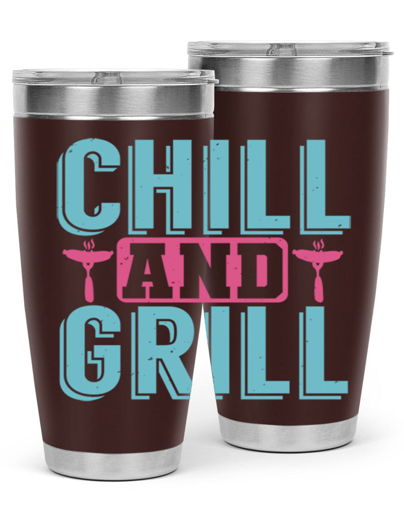 chill and grill 49#- bbq- Tumbler