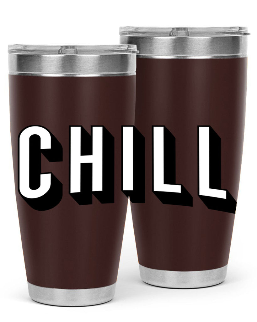 chill netflix 186#- black words phrases- Cotton Tank