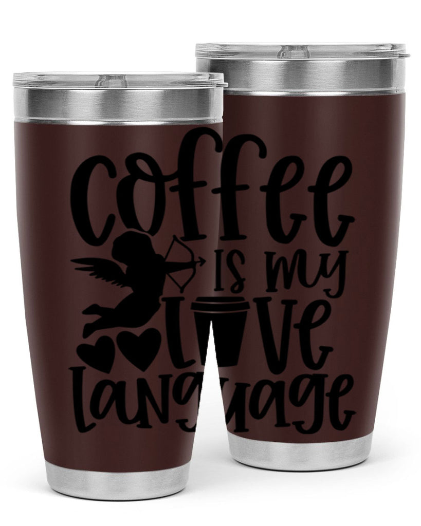 coffee is my love language 155#- coffee- Tumbler