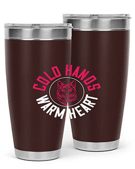 cold hands warm heart Style 42#- cat- Tumbler