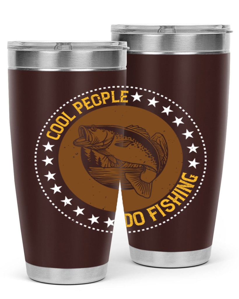 cool people do fishing 231#- fishing- Tumbler