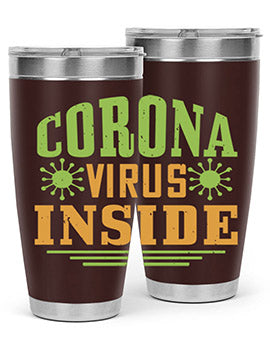 coronavirus inside Style 2#- corona virus- Cotton Tank