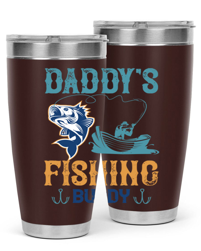 daddy’s fishing buddy 166#- fishing- Tumbler