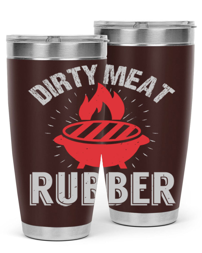 dirty meat rubber 46#- bbq- Tumbler