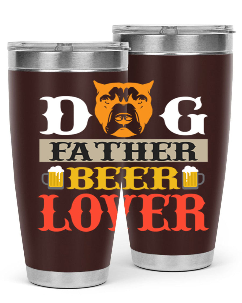 dog father beer lover 116#- beer- Tumbler