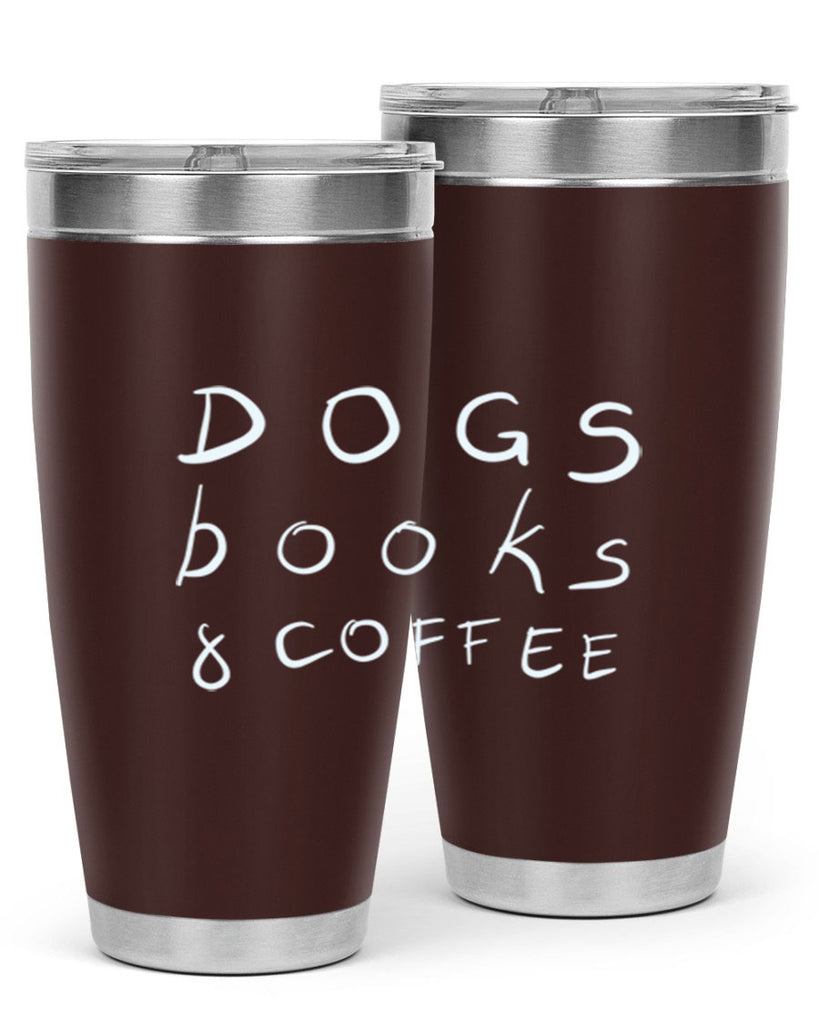 dogs books and coffee 282#- coffee- Tumbler