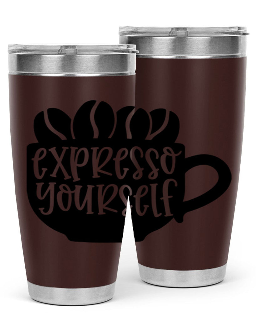 expresso yourself 56#- wine- Tumbler