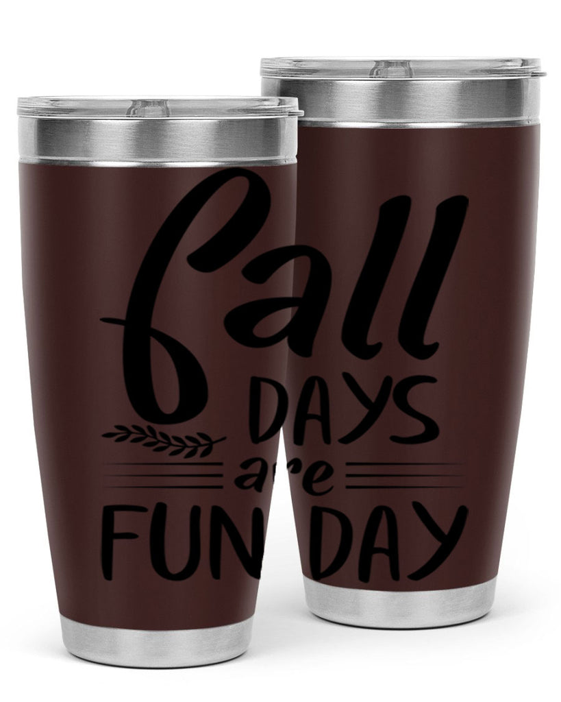 fall days are fun day 95#- fall- Tumbler