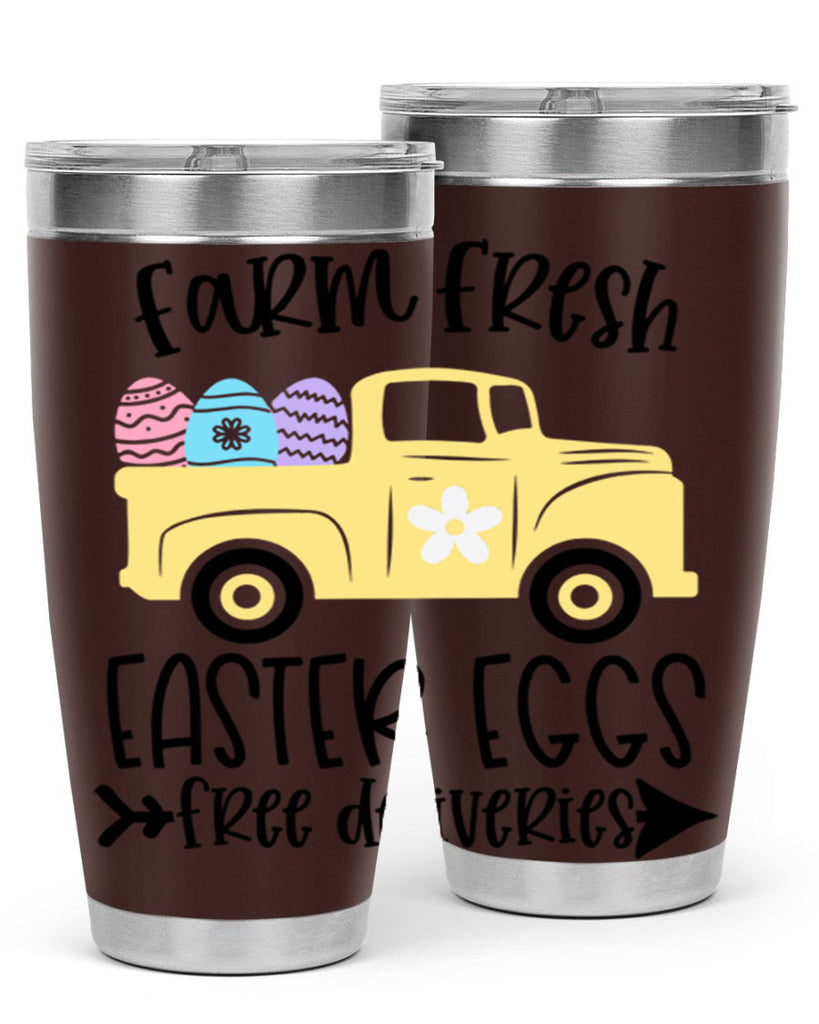 farm fresh easter eggs 46#- easter- Tumbler