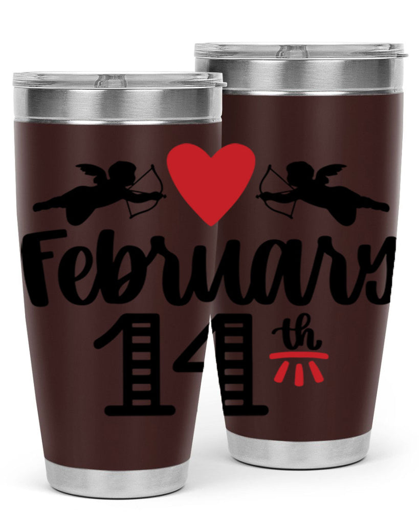 february th 28#- valentines day- Tumbler