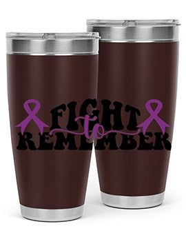 fight to remember 144#- alzheimers- Tumbler