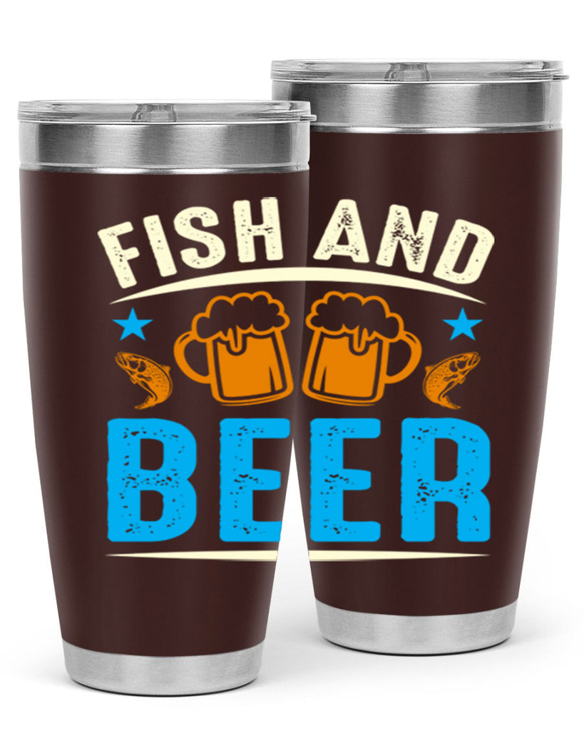 fish and beer 114#- beer- Tumbler