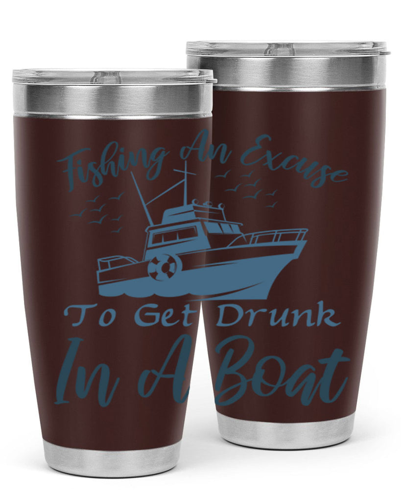 fishing an excuse 152#- fishing- Tumbler