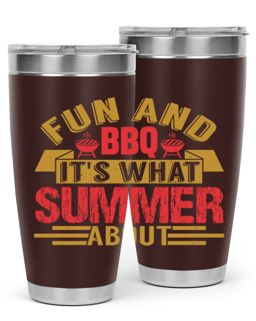 fun and bbq its what summer about 45#- bbq- Tumbler