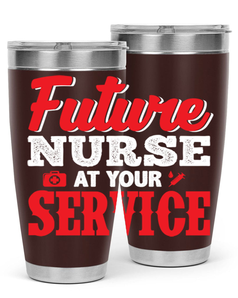 future nurse at your servicepng Style 241#- nurse- tumbler