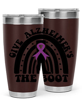 give alzheimer s the boot 154#- alzheimers- Tumbler