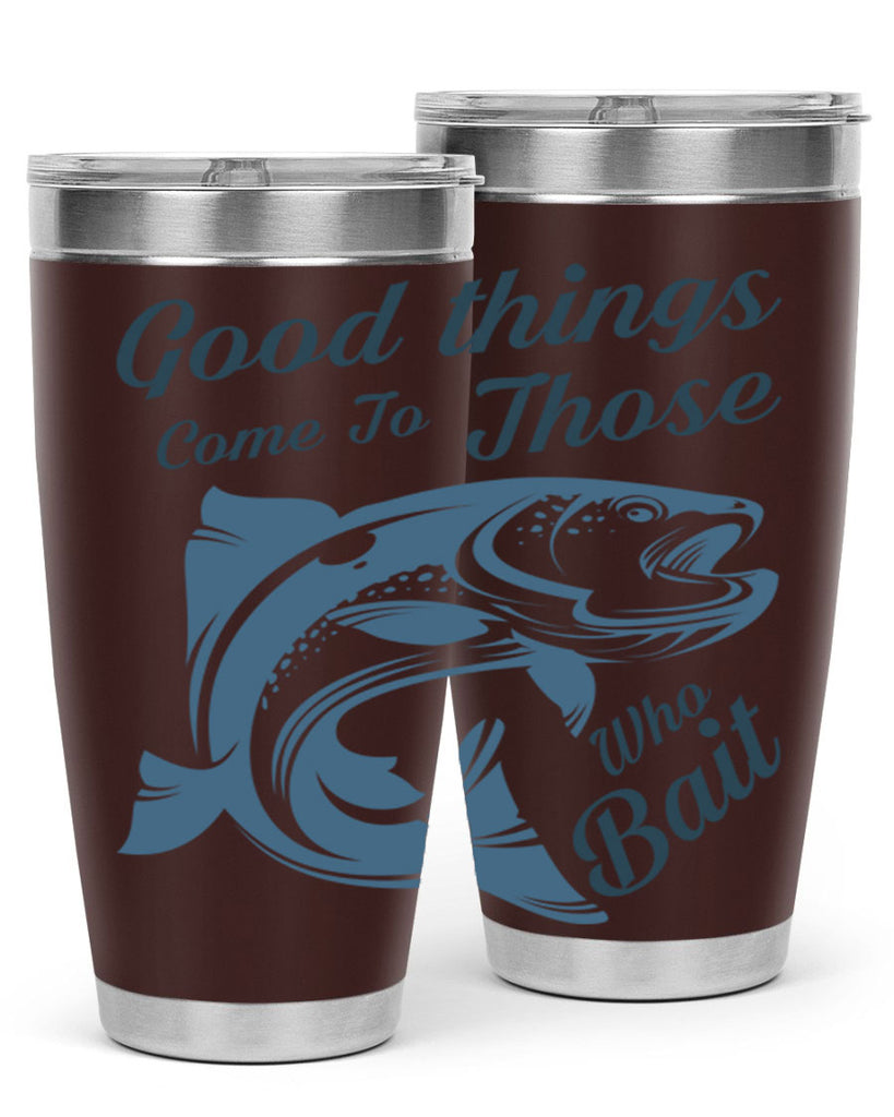 good things 127#- fishing- Tumbler