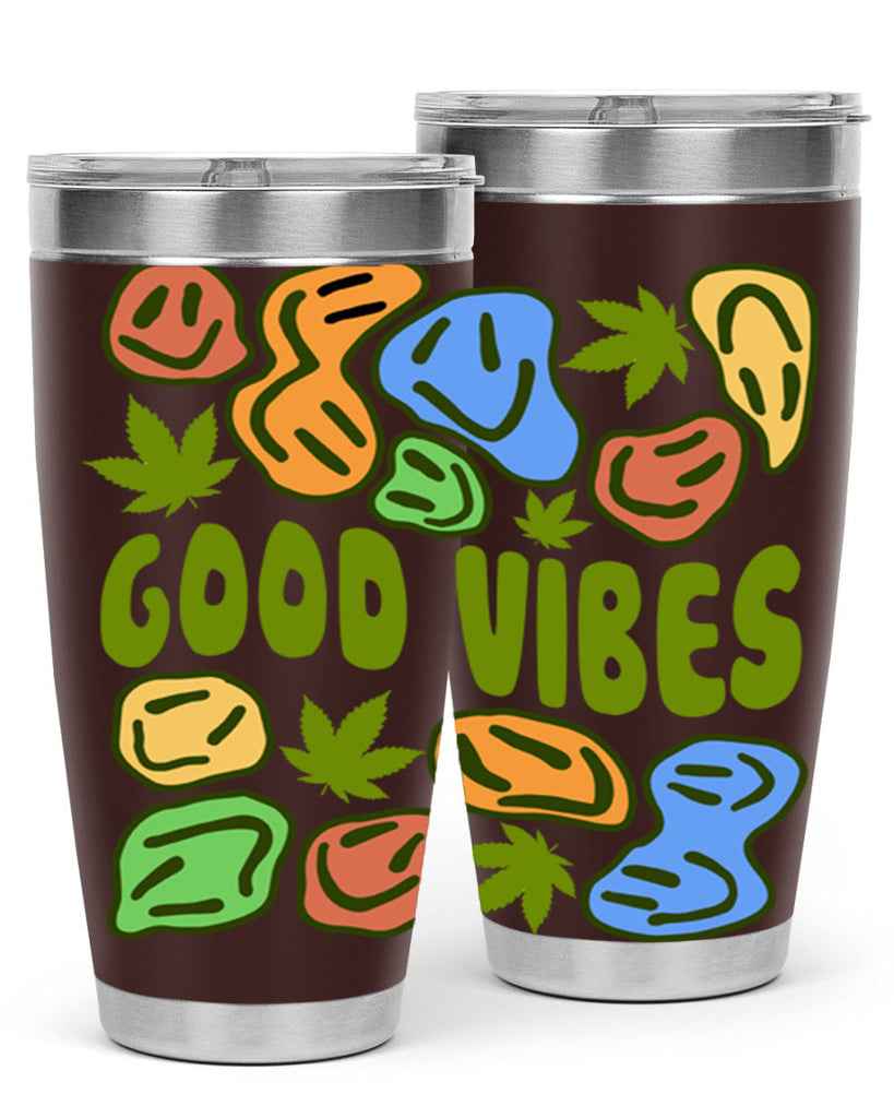 good vibes 94#- marijuana- Tumbler