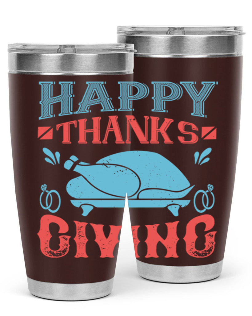 happy thanks giving 36#- thanksgiving- Tumbler