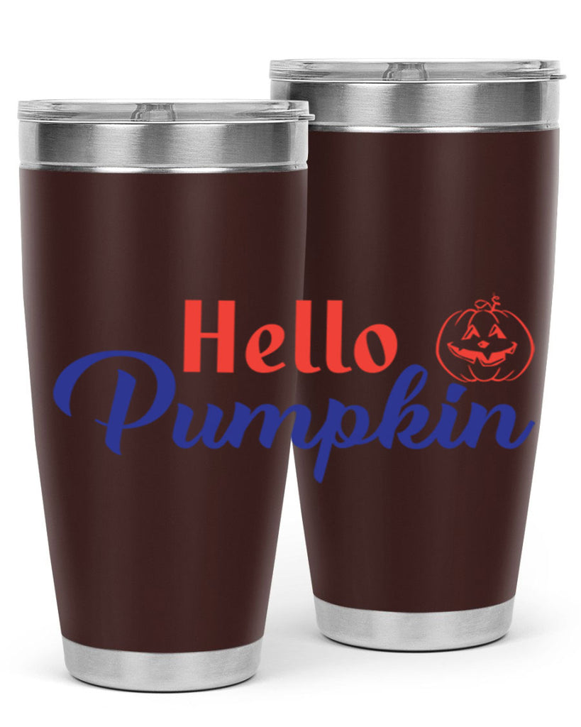 hello pumpkin 288#- fall- Tumbler