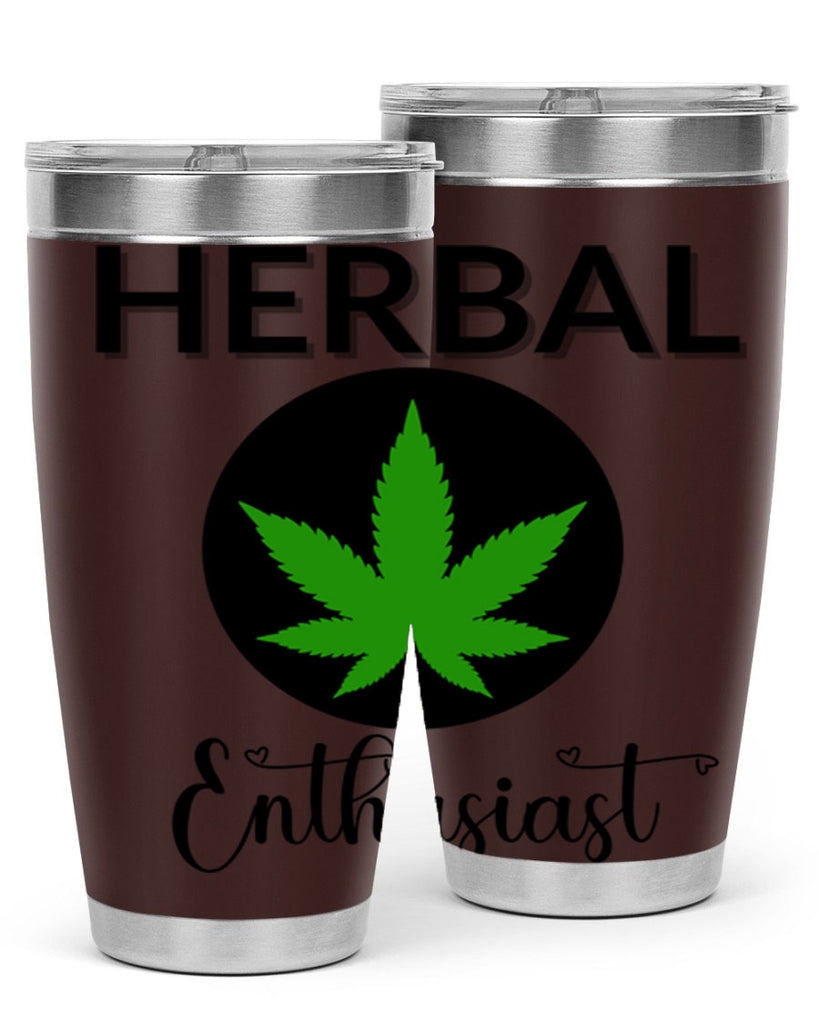 herbal enthusiast 109#- marijuana- Tumbler