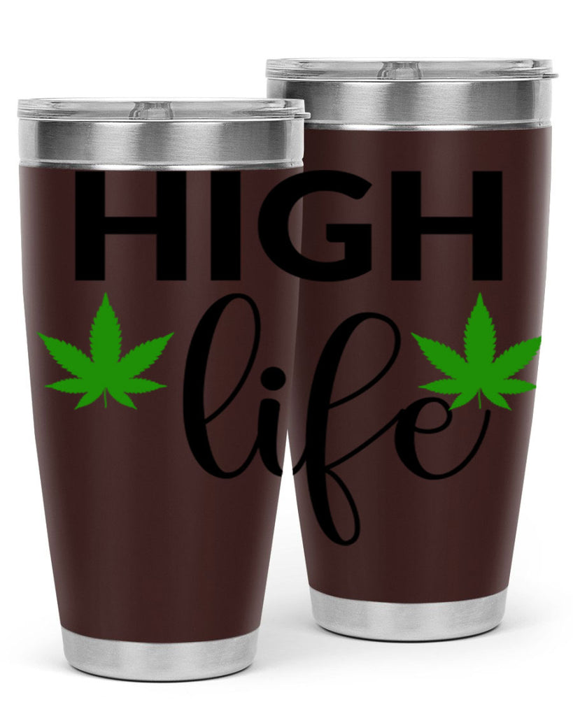 high life 117#- marijuana- Tumbler