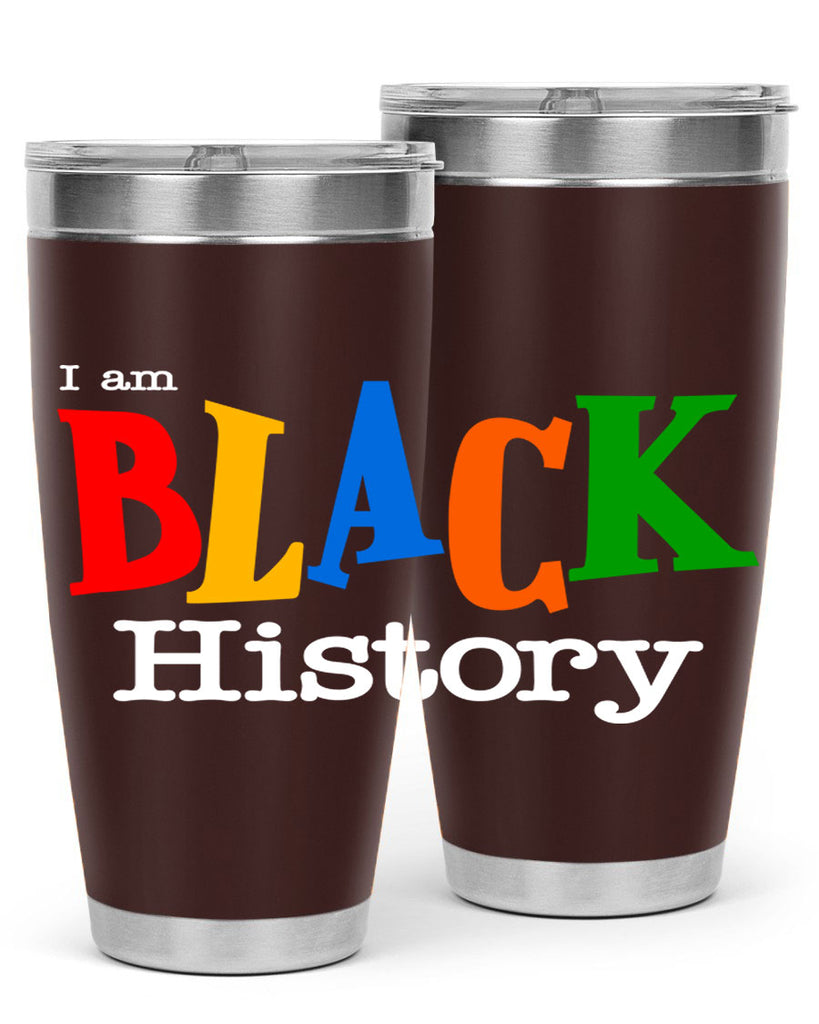 i am black  history 119#- black words phrases- Cotton Tank