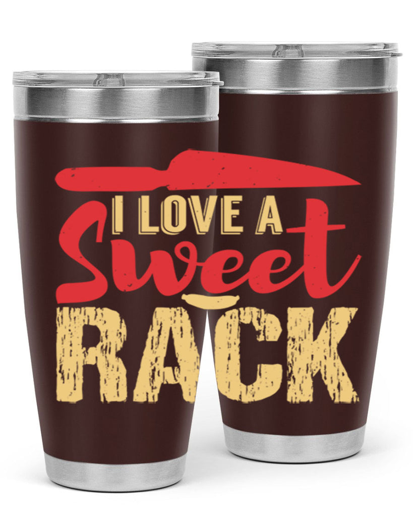 i love a sweet rack 40#- bbq- Tumbler