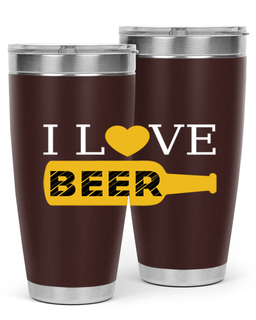 i love beer 75#- beer- Tumbler