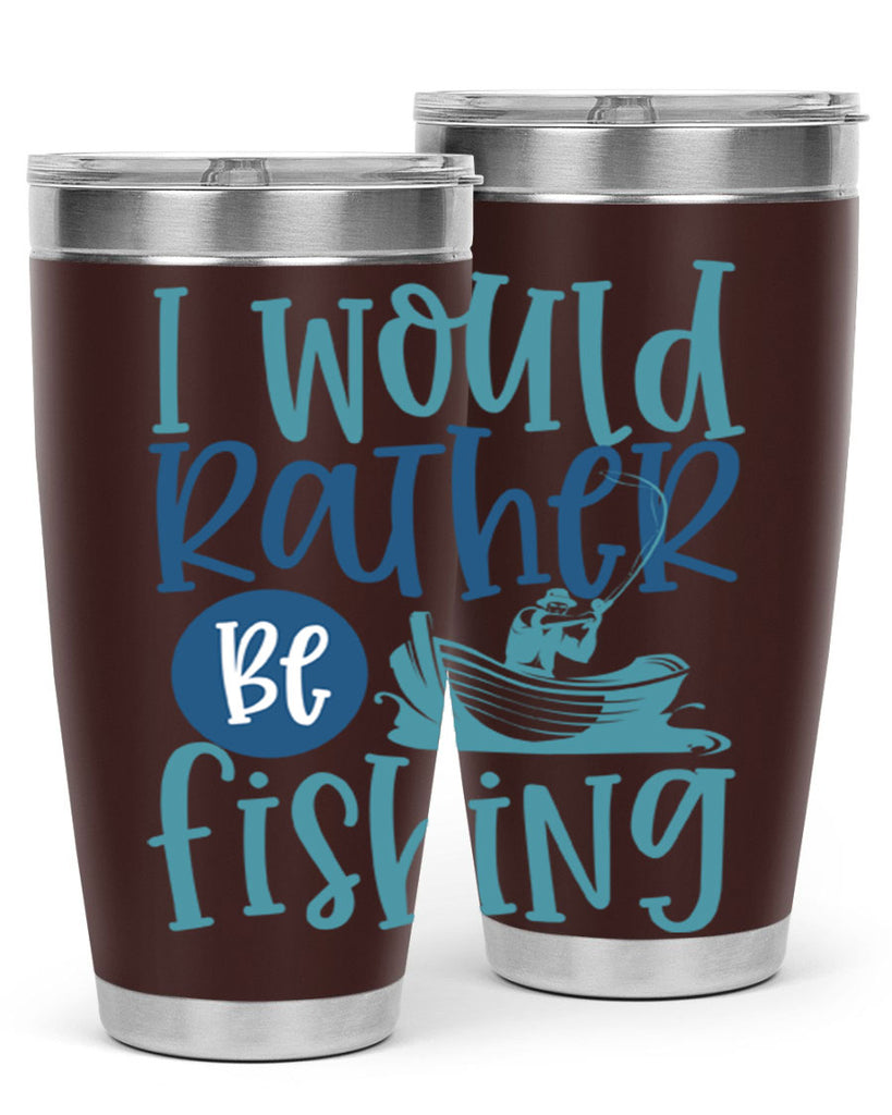 i would rather be fishing 211#- fishing- Tumbler