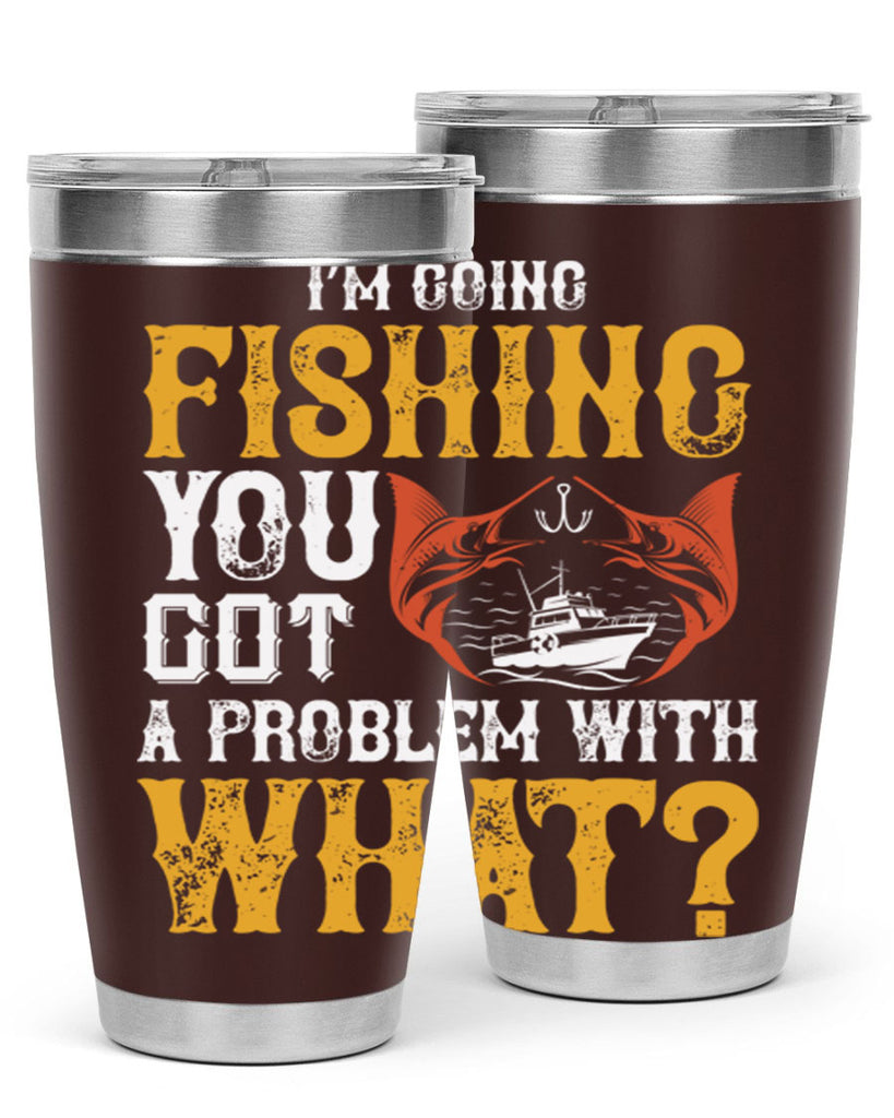 i’m going fishing 77#- fishing- Tumbler