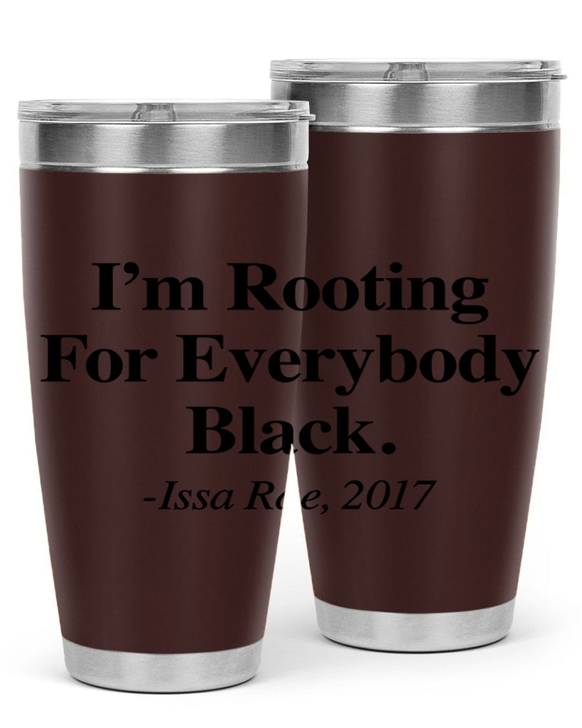 im  rooting for everybody black  109#- black words phrases- Cotton Tank