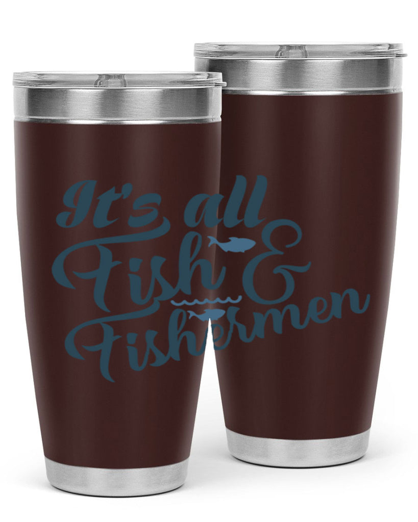 its all fish 80#- fishing- Tumbler