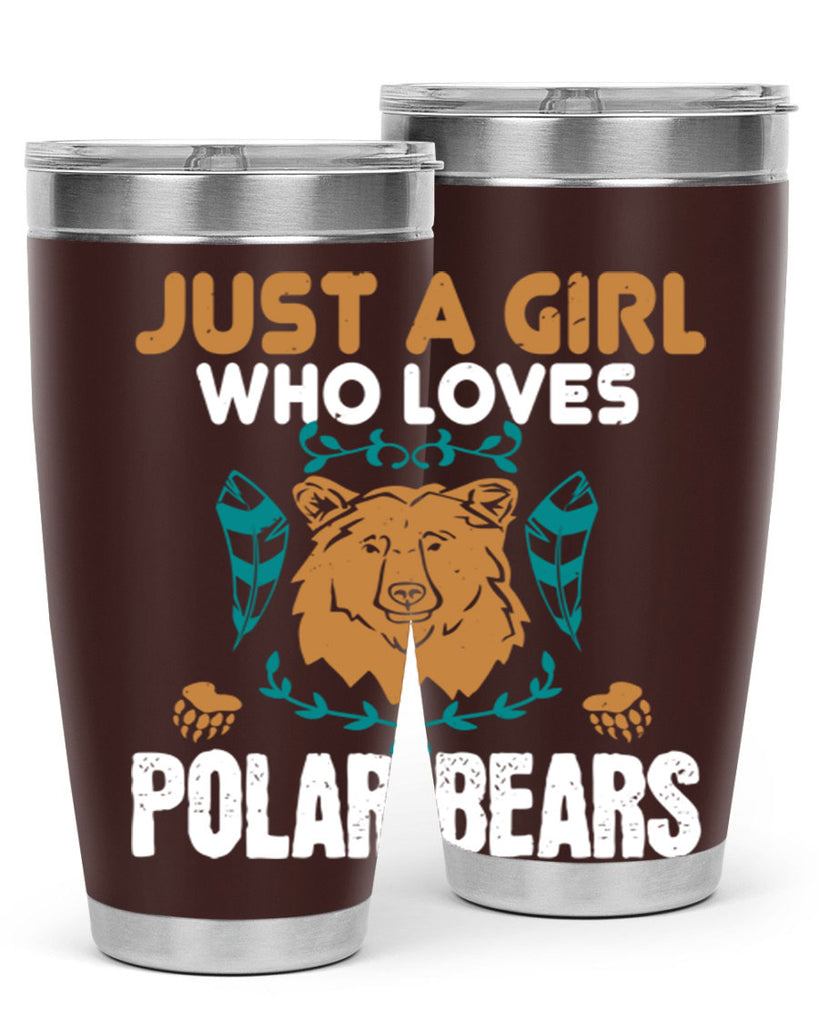 just a girl who loves polar bear 22#- Bears- Tumbler