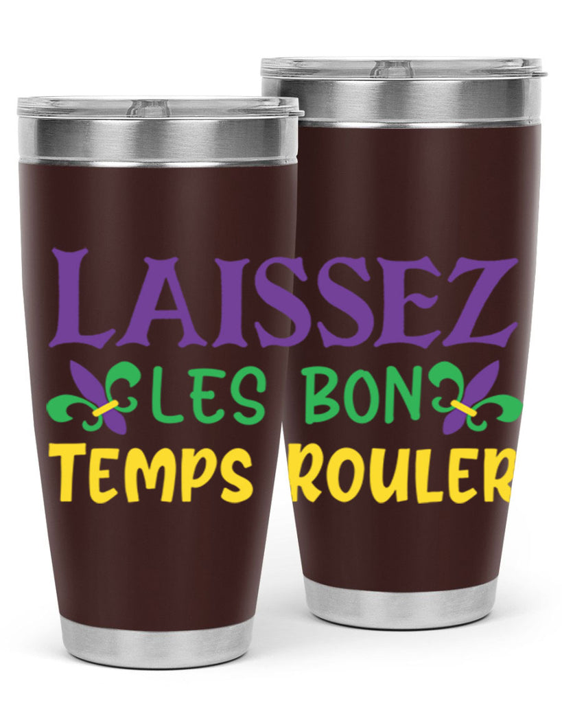 laissez les bon temps rouler 83#- mardi gras- Tumbler