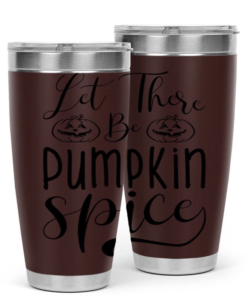 let there be pumpkin spice 400#- fall- Tumbler