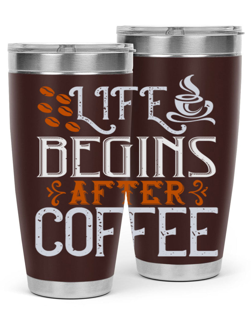 life begins after coffee 239#- coffee- Tumbler