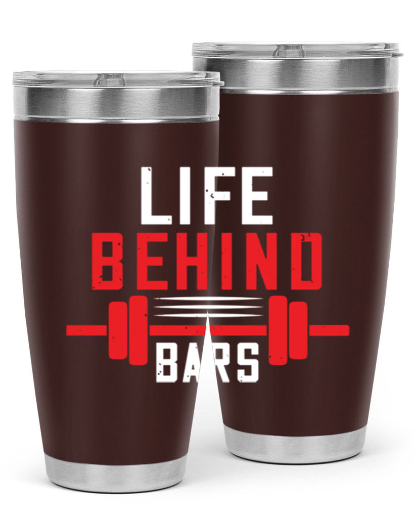 life behind bars 85#- gym- Tumbler