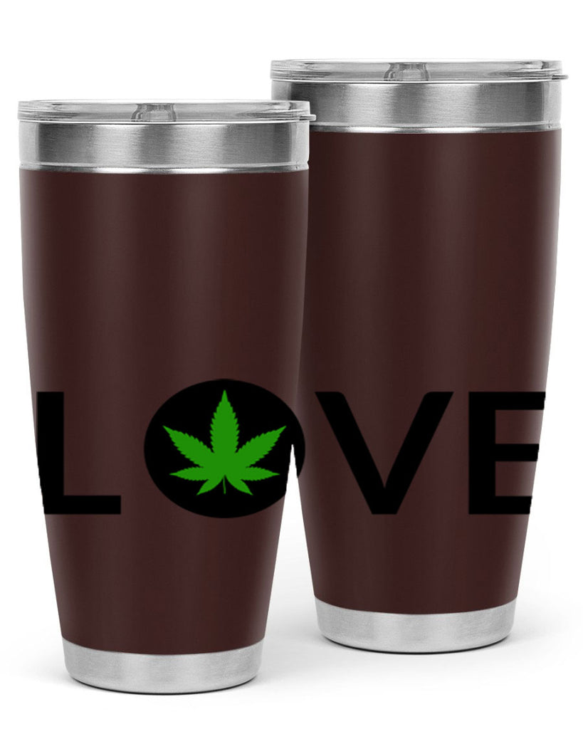 love cannabis 189#- marijuana- Tumbler