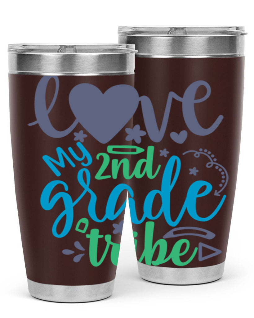 love my 2nd grade tribe 9#- second grade- Tumbler