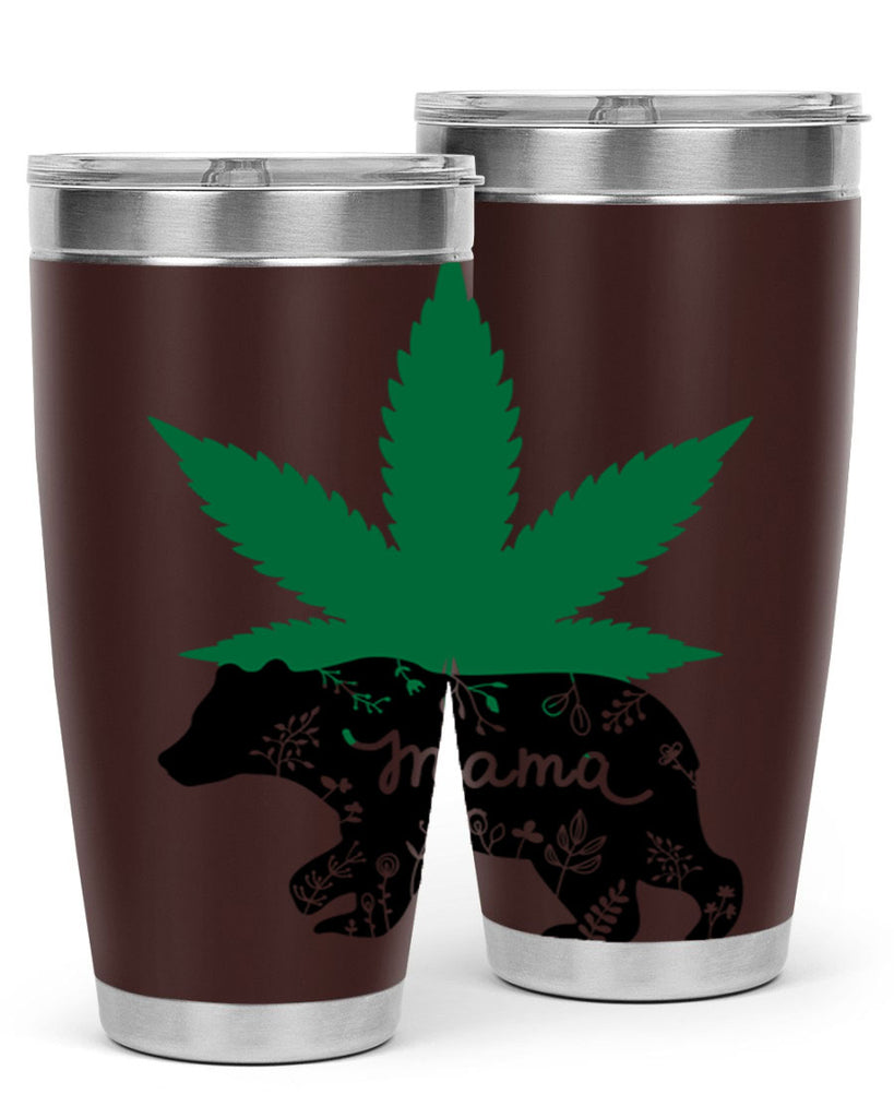 mama bear weed 196#- marijuana- Tumbler