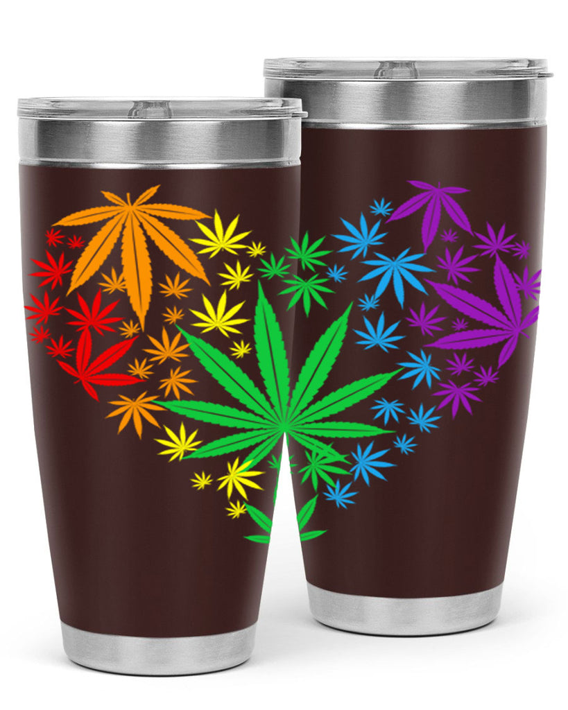 marijuana heart 200#- marijuana- Tumbler