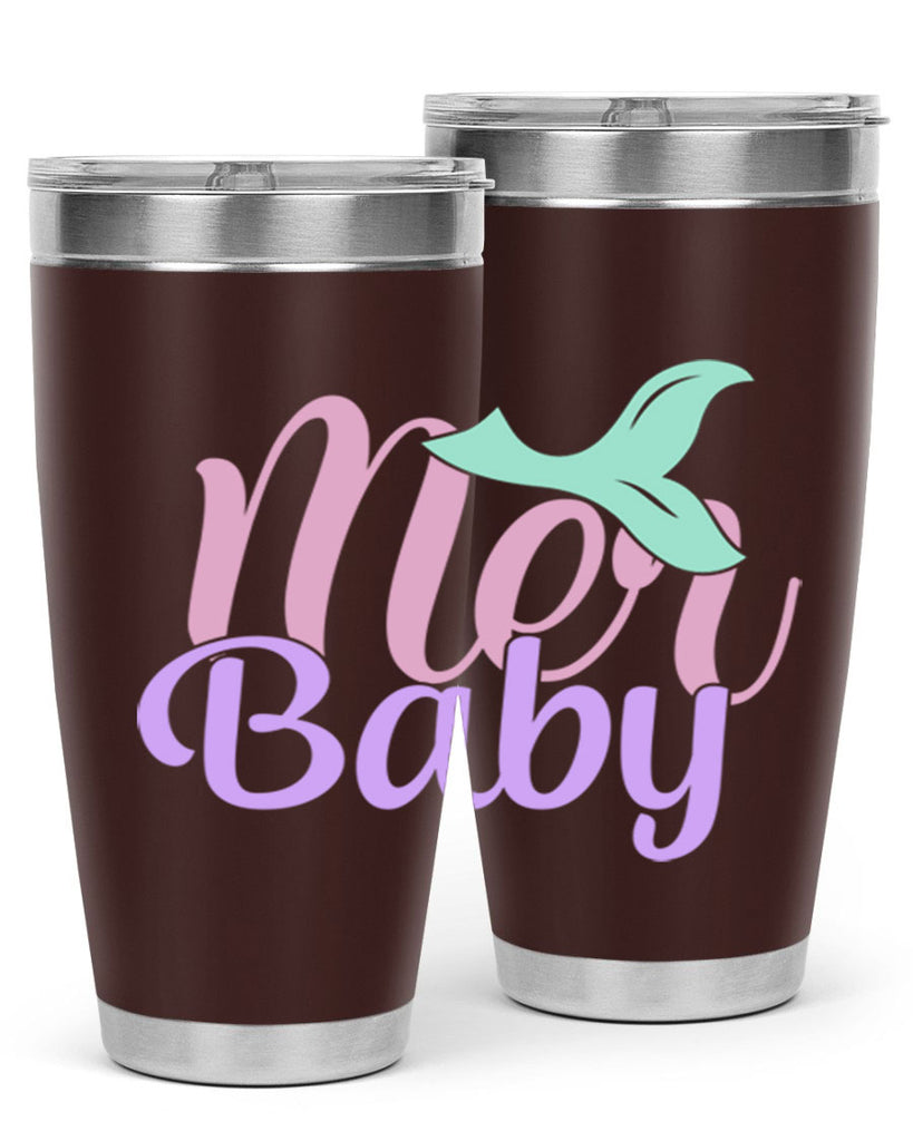 mer baby 3#- mermaid- Tumbler