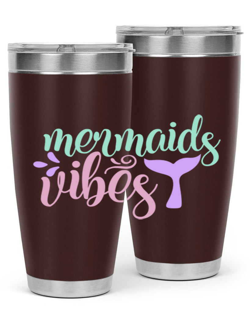 mermaids vibes 5#- mermaid- Tumbler