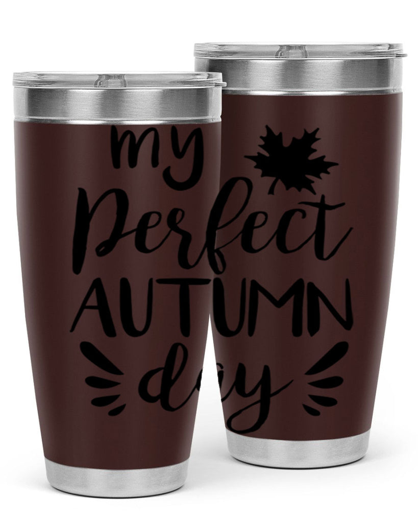 my perfect autumn day 437#- fall- Tumbler