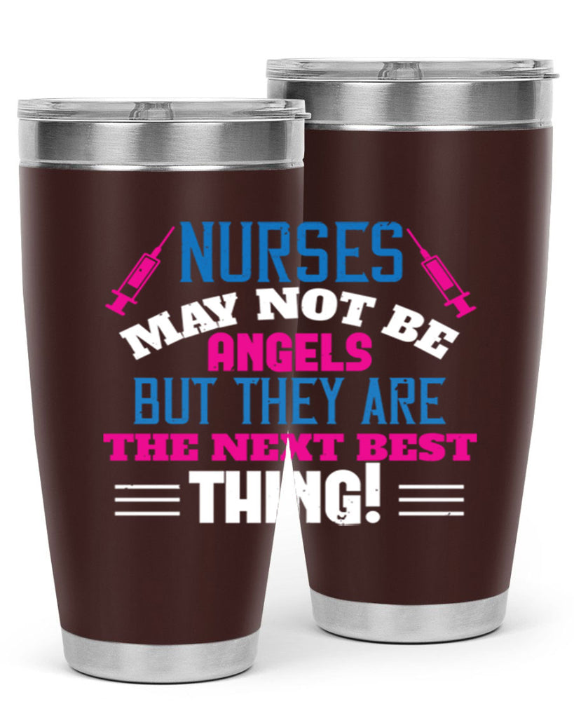 nurse may not be angels Style 279#- nurse- tumbler